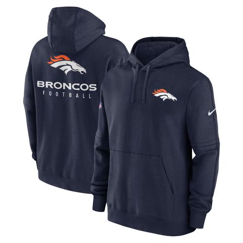 Denver Broncos Nike Sideline Club Fleece Pullover Hoodie - Herren