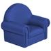 Factory Direct Partners Little Lux Chair Foam/Polyurethane, Leather in Blue | 24 H x 26 W x 18 D in | Wayfair 10492-BL