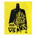 Northwest DC Comics Batman Silk Touch Throw Batman Versus Polyester in Black/Yellow | 60 H x 50 W in | Wayfair 1BAT236000029OOF