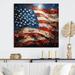 17 Stories Flag American Flag IV - Print Canvas, Cotton in White | 36 H x 36 W x 1.5 D in | Wayfair A0BC7639DF3B40E199B029B2047F8981