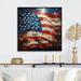 17 Stories Flag American Flag IV - Print Canvas, Cotton | 16 H x 16 W x 1 D in | Wayfair 84B628AE14834821AC61D5B58B57D167