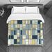 Gracie Oaks Mondrian Bedding Geometric Duvet Cover 4513 Microfiber in Blue/Yellow | Twin Duvet Cover | Wayfair D84BFE72D9E14DE496CFAFA5B7DD8F1D