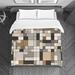 Gracie Oaks Mondrian Bedding Geometric Duvet Cover 4528 Microfiber in Brown/Gray | Twin Duvet Cover | Wayfair C76C19F5318341AF99F34BC1E2A4BD10