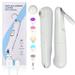 Coolmade Baby Nail Clippers Safe Electric Baby Nail Trimmer Baby Nail File Kit Additional Replacement Heads Newborn Toddler Toes and Fingernails Trim and Polish (White)