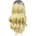 Kaloaede Blonde Wigs Women Dark Honey Synthetic Wig Natural