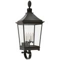 Visual Comfort Signature Collection Rudolph Colby Rosedale Classic 46 Inch Tall 4 Light Outdoor Wall Light - RC 2040FR-CG