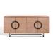 SAFAVIEH Couture Collection Iggy Oak/Brass Modern Sideboard - 64" W x 18" D x 29" H