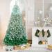 7.6 FT Classic Pine Tree Shape Christmas Tree with LED Lights - 7.5 Foot