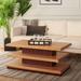 SAFAVIEH Home Collection Suette 2 Shelf Coffee Table - 42" L x 23" D x 18" H