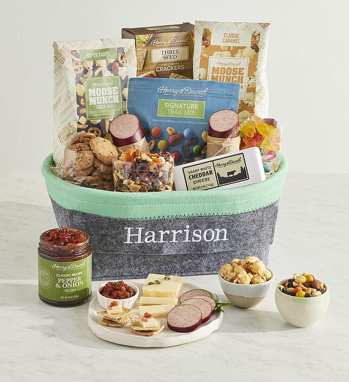 Personalized Gift Basket, Family Item Gifts Keepsakes Personalized Gifts Food Gourmet Assorted Foods by Harry & David
