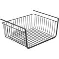 Casewin Cabinet Wire Hanging Basket Shelves - Space Saving Under Shelf Storage Organizer Under Shelf Basket Storage Organizer Hanging Baskets Black