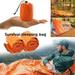 1/2Packs PE Warm Sleeping Bag Warm Waterproof Emergency Cover Sun Bag Camping Hiking