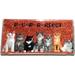 3 Year 2024 2025 2026 Pocket Calendar Planner With Note Pad (Cat Kitten Rust)