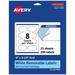 Avery Matte White Removable Oval Labels with Sure Feed Technology Print-to-the-Edge 2 x 3-1/3 200 Removable Labels Laser/Inkjet Printable Labels