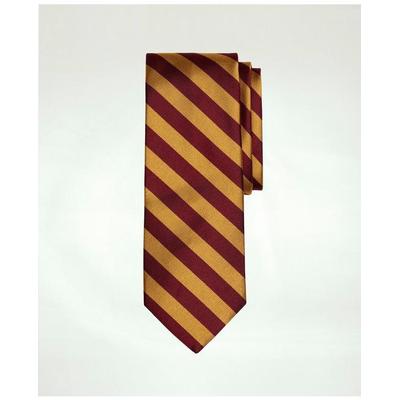 Brooks Brothers Men's Rep Tie | Burgundy/Gold | Si...
