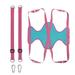 Anvazise 1 Set Pet Grooming Helper with Carabiners Webbing Multifunctional Restraint Tools Pet Cat Dog Nail Trim Grooming Hammock Pet Supplies Blue and Rose red L