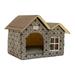 P^et House Cat House For Outdoors Indoor Winter Proof Cat Den Pet Outdoor Waterproof Cat House Cat House Thickened Cat Shelter College Organization And Storage Baby Bins for Storage Laundry Storage