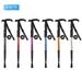 FRCOLOR Walking Cane Hiking Walking Stick Multi-function Trekking Pole Telescopic Mountain Climbing Stick