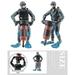 Miniature Diver Figurines Models People Set Mini Swimmers Figurines Plastic Diver Toy Figures Decor Ornament Strength Ornament Sparkly Christmas Ornament Target Ornament Small Christmas Ornament