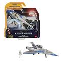 Mattel Lightyear Toys Hyperspeed Series Buzz Lightyear Mini Action Figure & Xl-01 Spaceship 7-in Vehicle