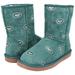 Women's Cuce Green New York Jets Allover Logo Boots