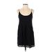 Soft Joie Casual Dress - A-Line Scoop Neck Sleeveless: Black Solid Dresses - Women's Size 2X-Small