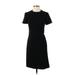 BOSS by HUGO BOSS Casual Dress - Sheath: Black Solid Dresses - Women's Size 2