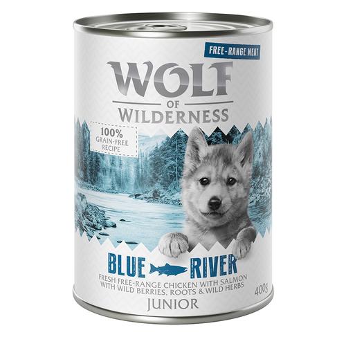 6 x 400 g Wolf of Wilderness Junior 