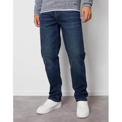 Vintage Wash Straight Leg Jeans