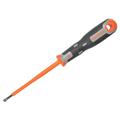 Bahco 033.035.100 Tekno+ VDE Screwdriver Slotted Tip 3.5mm x 100mm