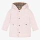 Burberry Baby Girls Pink Quilted Coat