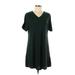 Shein Casual Dress - Mini: Green Print Dresses - Women's Size 12