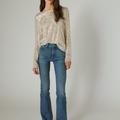 Lucky Brand High Rise Stevie Flare - Women's Pants Denim Flare Flared Jeans in Gemini, Size 33 x 32