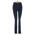 Madewell Jeans - High Rise Skinny Leg Denim: Blue Bottoms - Women's Size 26 - Dark Wash