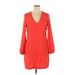 Charles Henry Casual Dress: Orange Dresses - Women's Size X-Large