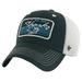 Men's '47 Black San Jose Sharks Five Point Patch Clean Up Adjustable Hat