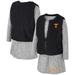 Girls Toddler Colosseum Black Tennessee Volunteers Meowing Vest & Dress Set