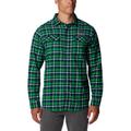 Columbia Green Notre Dame Fighting Irish Flare Gun Flannel Long Sleeve Shirt