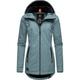 Winterjacke RAGWEAR "Zuzka Winter" Gr. XS (34), blau (graublau) Damen Jacken Lange