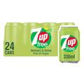 7up Lemon Lime No Sugar Free Cans 330ml (48)