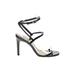 BCBGMAXAZRIA Heels: Black Solid Shoes - Women's Size 7 - Open Toe