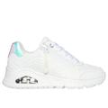 Skechers Girl's Uno Gen1 Sneaker | Size 5.0 | White | Synthetic