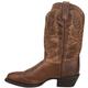 Laredo Men's 12'' Birchwood Western Embroidered Round Toe Cowboy Boots, Tan Leather, 10.5 D