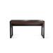 BDI Corridor Glass Desk Wood/Glass/Metal in Black/Brown/Gray | 30 H x 60 W x 26 D in | Wayfair 6501 CWL