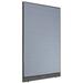 Global Industrial Interion Non-Electric Gray Office Partition Panel w/ Raceway in Gray/Blue | 76" H x 48" W x 1.75" D | Wayfair 238638PBL