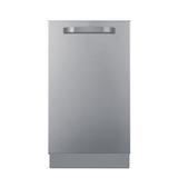 Summit Appliance 47 Decibel ENERGY STAR Certified Built-in Dishwasher w/ Adjustable Rack, in Gray | 32.25 H x 17.5 W x 22.5 D in | Wayfair