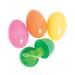 The Holiday Aisle® Mini Bubble Bottle-Filled Plastic Easter Eggs - 12 Pc. - Party Supplies - 12 Pieces Plastic | 1.9 H x 4.4 W x 10.5 D in | Wayfair