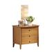 Red Barrel Studio® Modern Contemporary Home Bed Room Utility Night Stand Maple Finish Wood in Brown | 23 H x 24 W x 19 D in | Wayfair