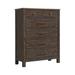 Loon Peak® Chacra 6 Drawer 42" W Dresser Wood in Brown/Gray | 54.75 H x 42 W x 19 D in | Wayfair 5849CC3C437A4A228F3299B5DC1939F1