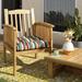 Wade Logan® Shipton Outdoor 20" Dining Chair Seat Cushion Polyester in Green/Blue | 1 | Wayfair E7554ABD2D0E473A938E660F3FF90A99